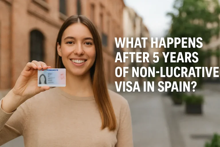 non-lucrative visa spain after 5 years