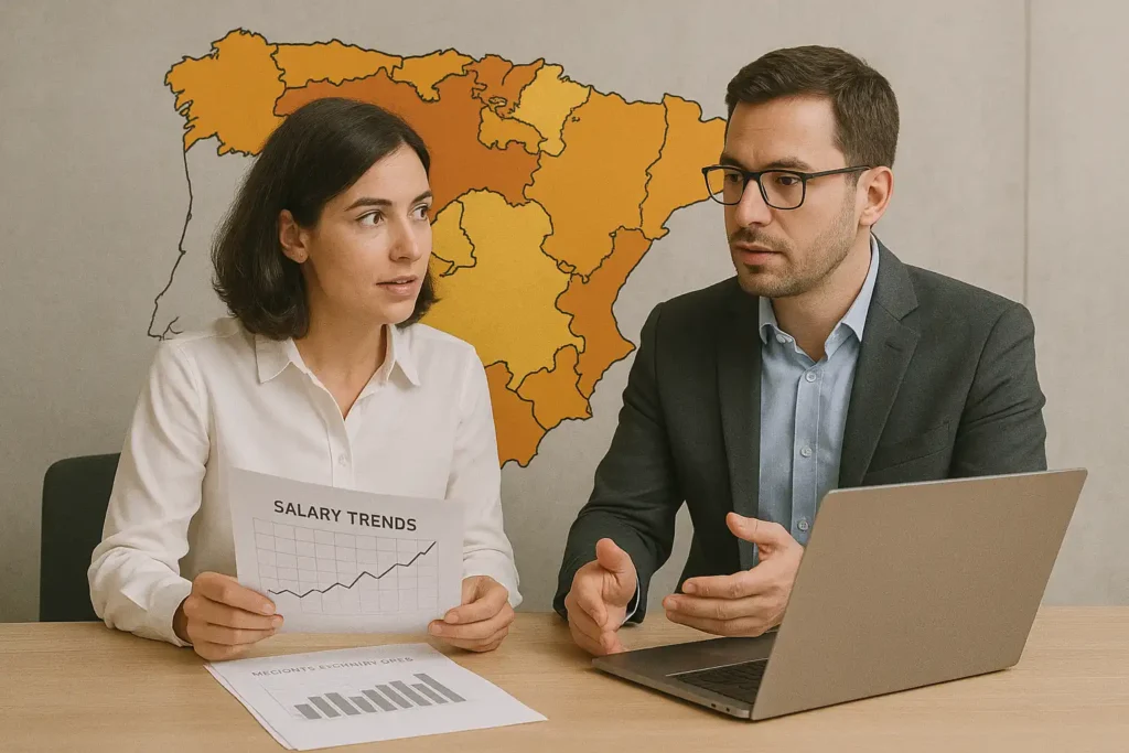 spain average salary