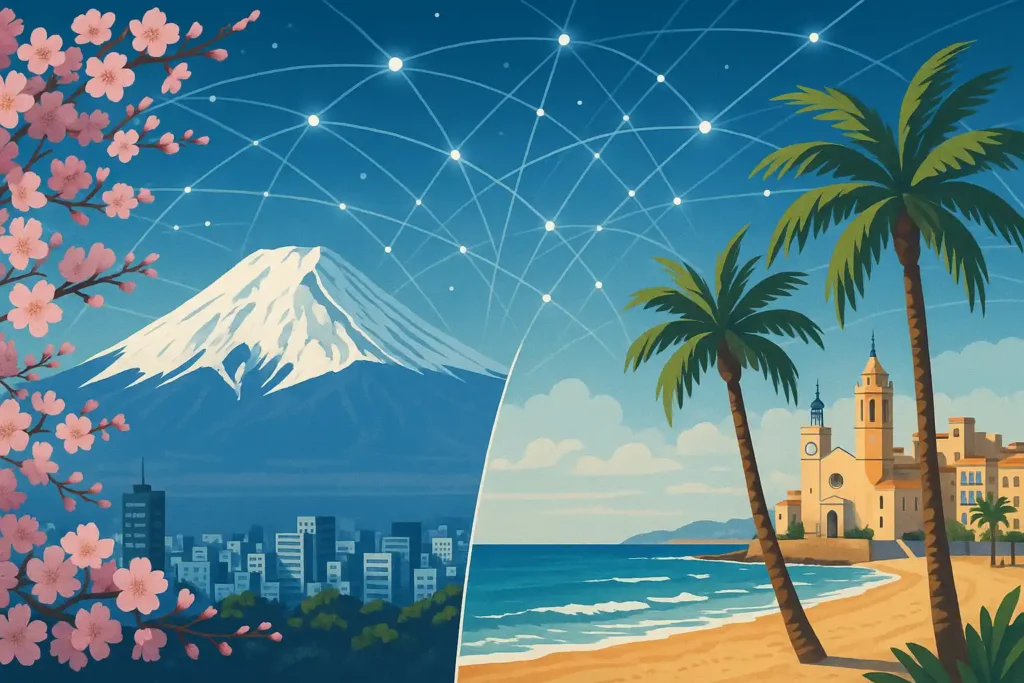 japan digital nomad visa vs spain digital nomad visa