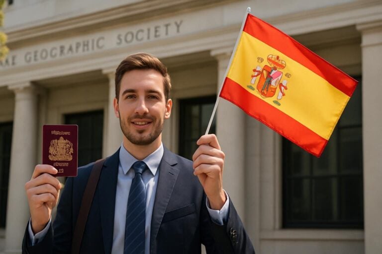 A serene Spanish landscape representing the peaceful lifestyle for UK citizens applying for a non-lucrative visa.